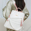 Oxford Cloth Stitching Women'S Backpack Anti-Theft Back Zipper Girls Schoolbag Casual Travel Double Shoulder Backpack - Korvel