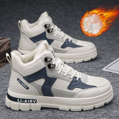 Botas de Tobillo de Terciopelo Premium para Hombre