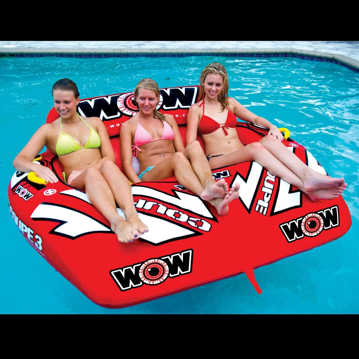 WOW Sports Tubo de Agua Towable Coupe Cockpit para 3 Personas