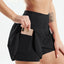 Shorts Actifs Taille Haute avec Poches
