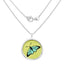 Pendentif en Citrine Naturelle de 29,50 Carats en Argent Sterling .925