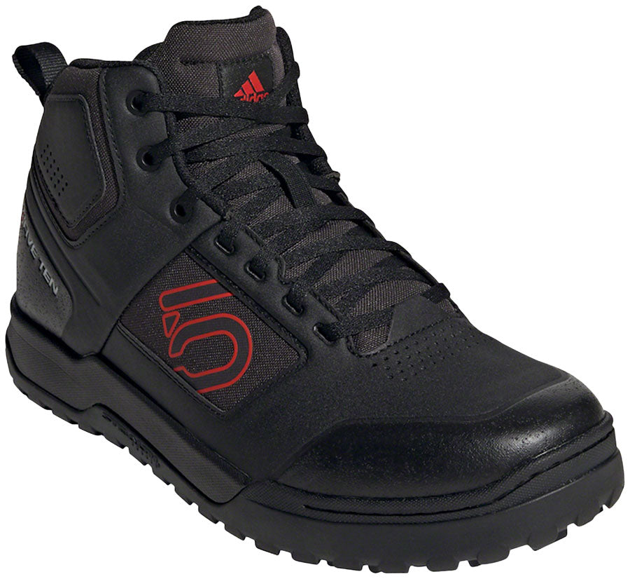 Five Ten Impact Pro Mid Flat Shoes - Men's Core Black/Red 10.5