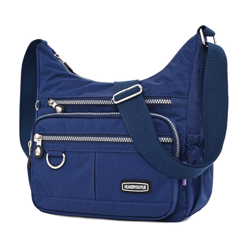 Bolso de hombro resistente al agua de nylon para mujer