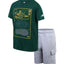 Ensemble de shorts actifs New Balance pour garçons - Tenue de performance en 2 pièces