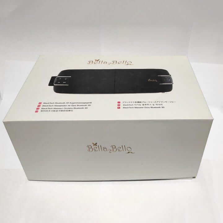 Bella2Bello Massager Oculaire Électrique Bluetooth 3D - Noir