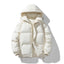 Men's Thickened Cotton-Padded Hoodie Coat for Winter