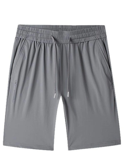 Men's Plus Size Drawstring Shorts with Pockets