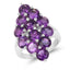 6.78 Carat Genuine Amethyst Sterling Silver Engagement Ring
