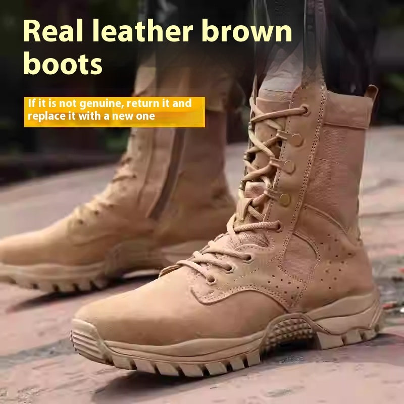 Bottes de neige extérieures brunes premium pour temps froid