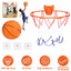 Balón de baloncesto silencioso con aro - Balón de entrenamiento de bajo ruido para interiores