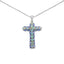 Pendentif en argent sterling avec opale éthiopienne et tanzanite de 3,32 carats