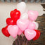 100-Piece Heart Shaped Balloons for Every Celebration