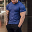 Camiseta de manga corta de cuello redondo para hombres en tallas grandes
