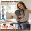 USB Heated Neck Pillow with Zero Pressure Memory Foam
