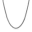 Chaîne en or blanc 14 carats solide en boîte ronde - 2,50 mm
