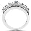 0.31 Carat Genuine Blue Diamond Sterling Silver Engagement Ring
