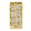Collar de Pendiente de Bloque de Diamante Cortado en Princesa de Oro Amarillo de 14K
