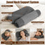 USB Heated Neck Pillow with Zero Pressure Memory Foam