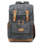 Mochila de cámara de lona multifuncional premium