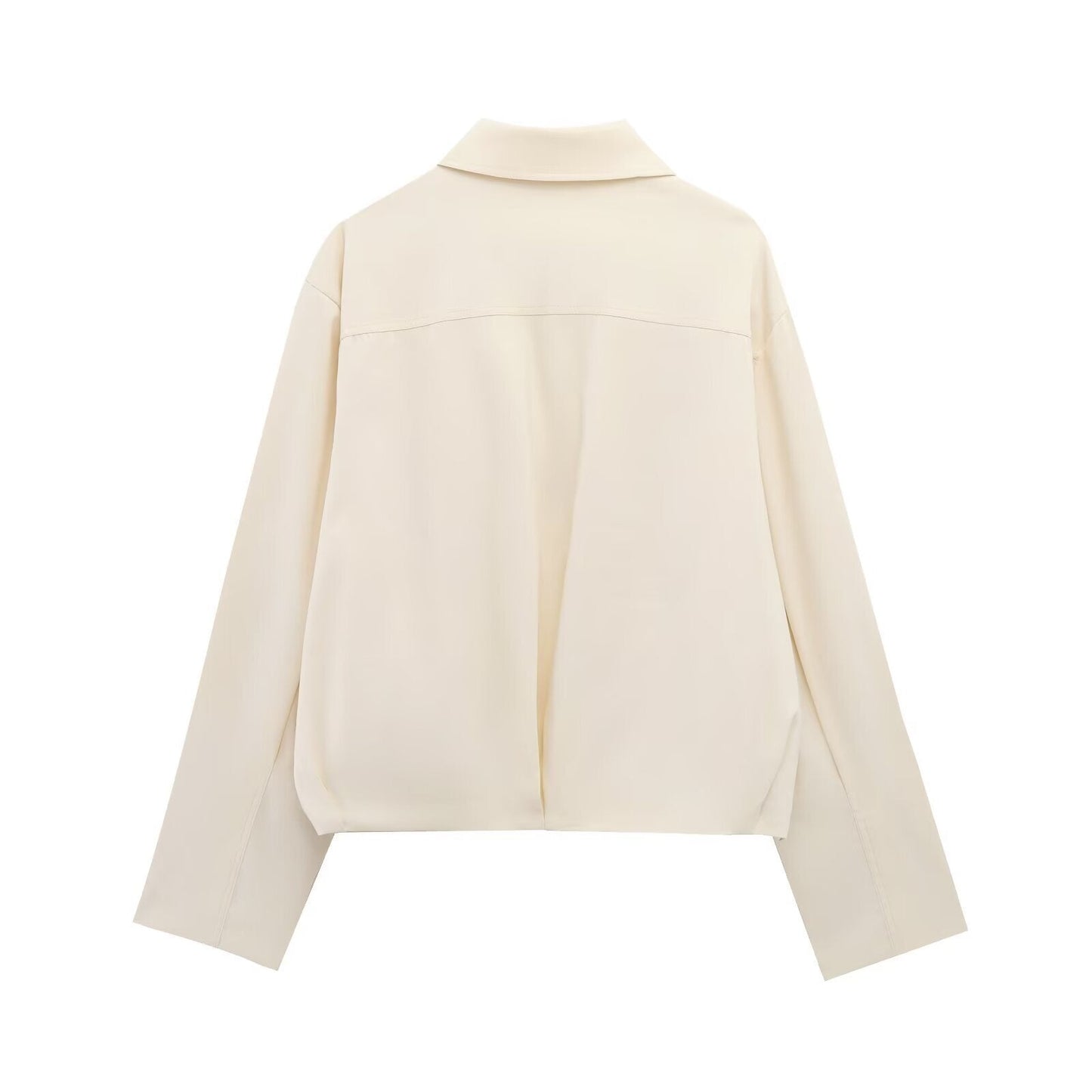 Veste de baseball zippée à revers européenne et américaine élégante