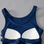Camiseta Premium de Cuello Redondo con Soporte de Sujetador Integrado