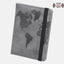 World Map Passport Case with Anti-Magnetic Features