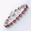 15.30 Carat Genuine Garnet .925 Sterling Silver Bracelet