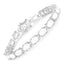 Pulsera de plata esterlina .925 con ópalo genuino de 10.26 quilates