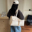 Bolso de Hombro Barrel Casual Multi-Bolsillo Estilo Coreano