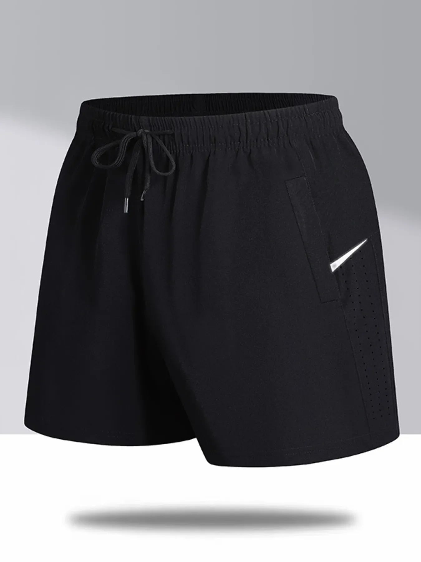 Pantalones Cortos Jogger con Cintura Ajustable para Hombre en Tallas Grandes