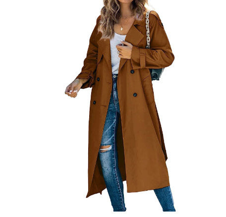 Women's Casual Solid Color Windbreaker Jacket