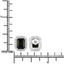 3.57 Carat Green Tourmaline & Diamond 14K White Gold Earrings