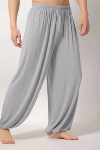 Men's Plus Size Elastic Waist Trousers