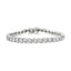 Pulsera de Tenis de Diamantes de Plata Esterlina Baño de Oro Rosa de 14K - 7"