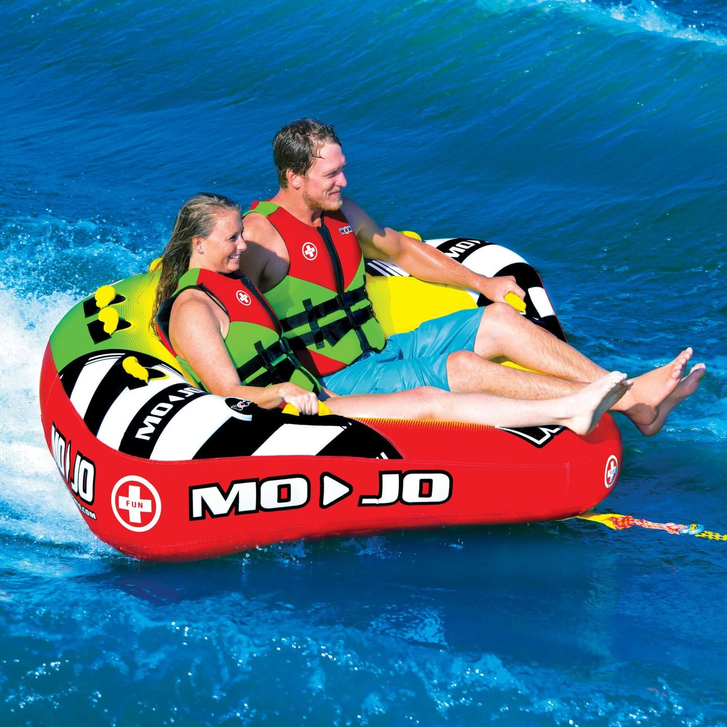 WOW Sports Mojo Tube de Traction pour 1 à 3 Personnes