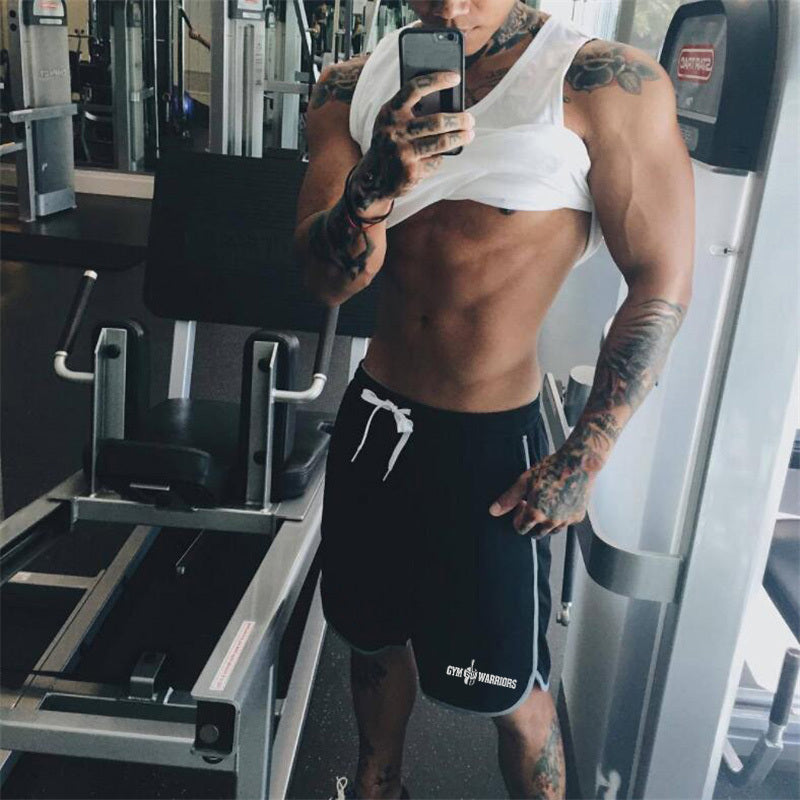 Shorts de fitness en maille à séchage rapide pour hommes