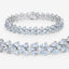 14.11 Carat Genuine Aquamarine Sterling Silver Bracelet