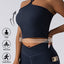 Premium Crop Top Sports Bra with Built-In Pads for Women