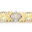 Bracelet en argent sterling avec diamant blanc véritable de 0,98 carat