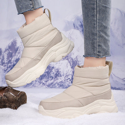 Botas de Nieve de Media Altura para Mujeres para Comodidad al Aire Libre
