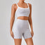 Conjunto de Ropa Deportiva de Tirantes para Mujer con Color Contrastante