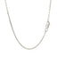 Sterling Silver Rhodium Plated Cable Chain - 1.5mm