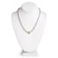Collar de Topacio Azul y Peridoto Genuinos de 29.48 Quilates en Plata Esterlina