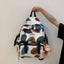 Mori Style Contrast Color Travel Backpack for Students