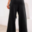 Pantalons de survêtement plissés à taille haute élastique à nouer