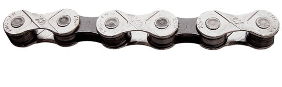 KMC X9 Bulk 9-Speed Chains - Silver/Black (25 Count)