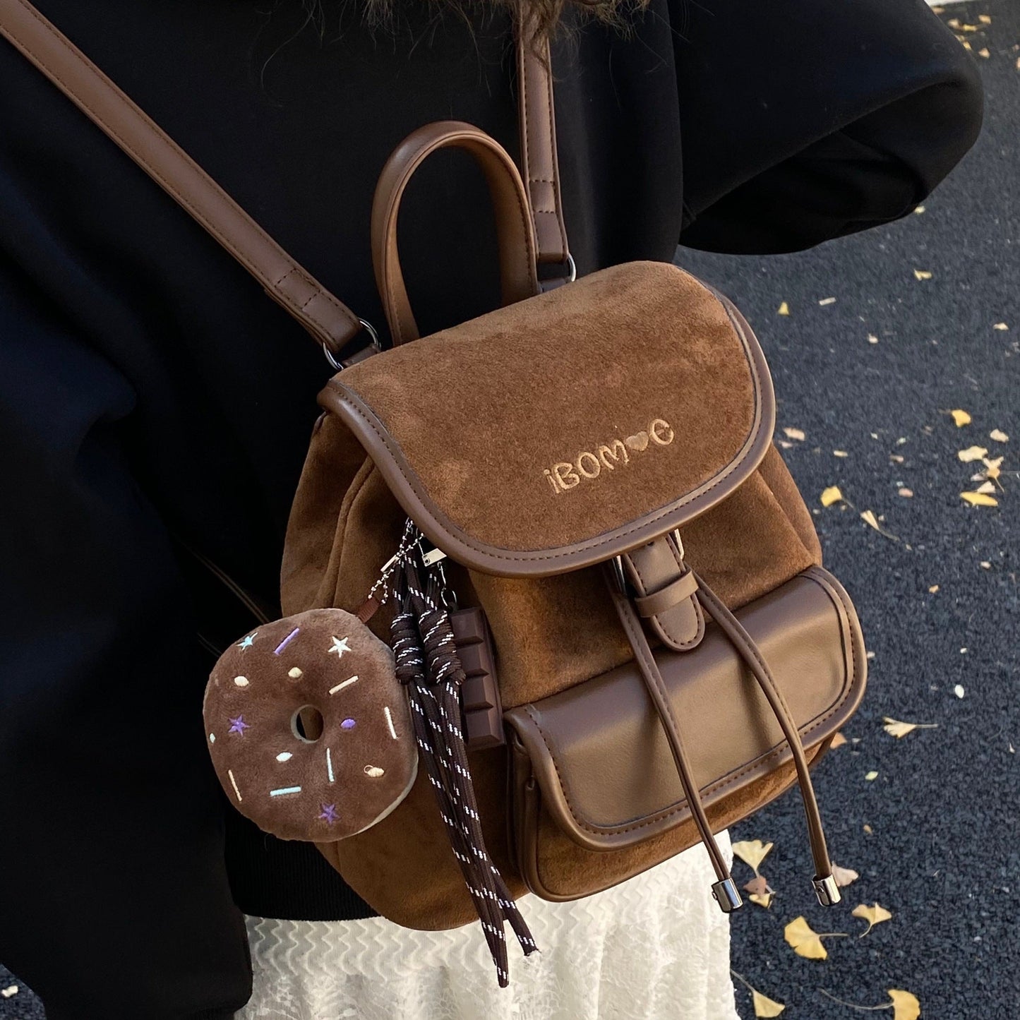Preppy-Style Commuter Backpack - Vintage Travel Bag