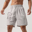Shorts à cordon pour hommes grande taille avec lettres