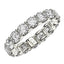 Round Cut Lab Grown Diamond Eternity Ring in 14k White Gold
