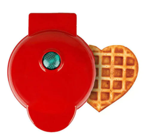 Mini Waffle Maker Eléctrico para Delicias Rápidas y Fáciles